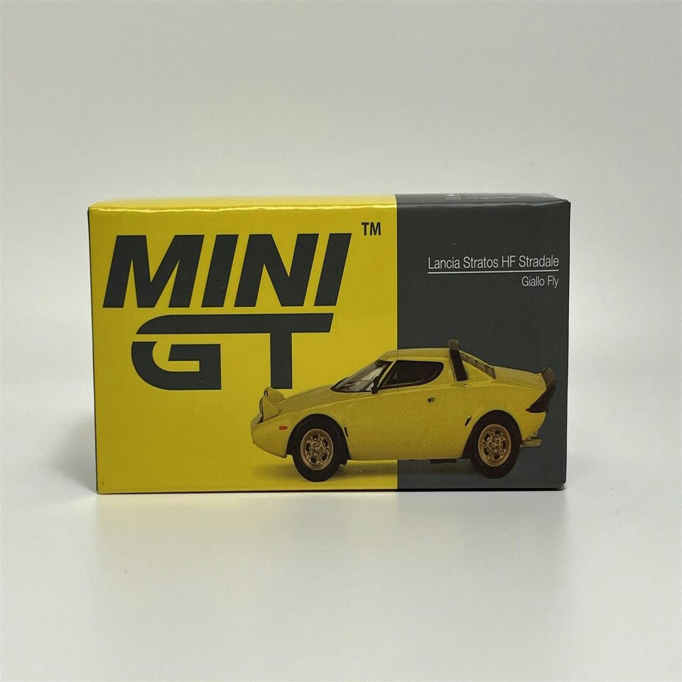 image 1 of Lancia Stratos HF Stradale Giallo Fly LHD 1:64 Mini GT MGT0077L