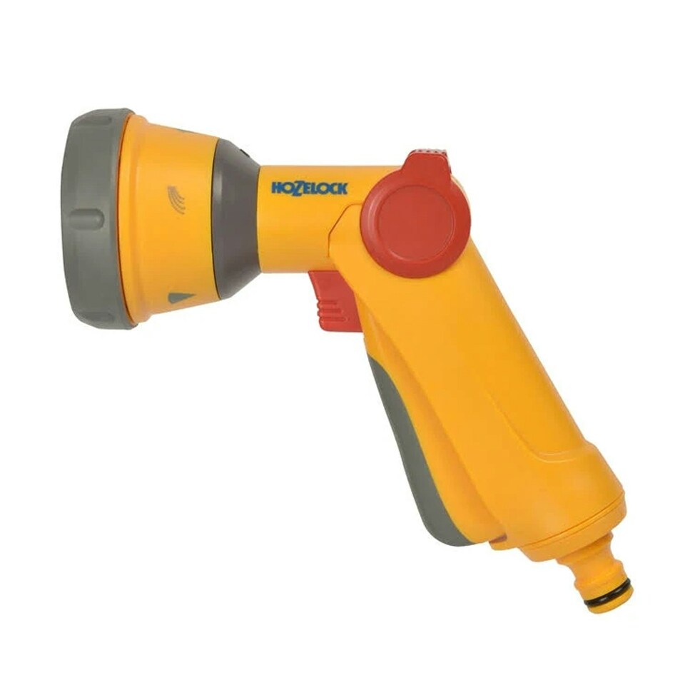 image 1 of Hozelock Multispray Hose Spray Gun - Yellow/Grey - One Size