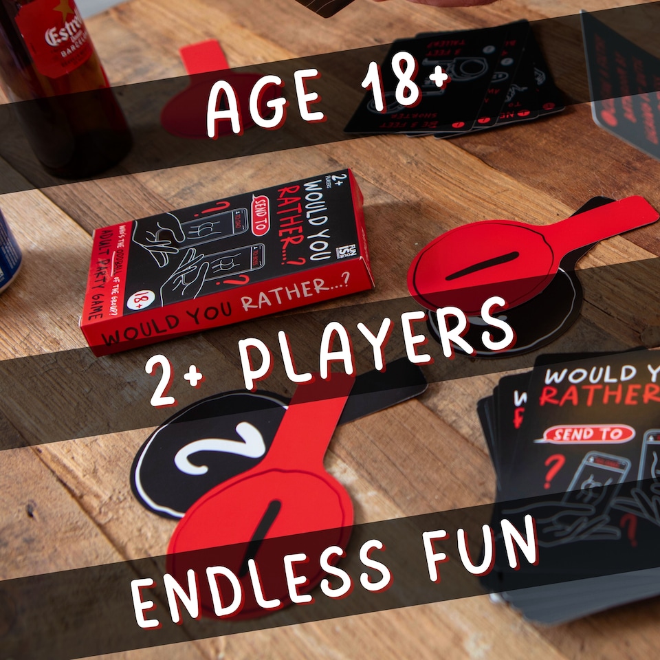 image 1 of Would You Rather Card Game - Adult Party Games