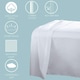 image 4 of Egyptian Cotton 400TC Fitted Sheet Extra Deep 16 Inch and Pillowcase Pair Cream | Cream | Cream | Double | 1