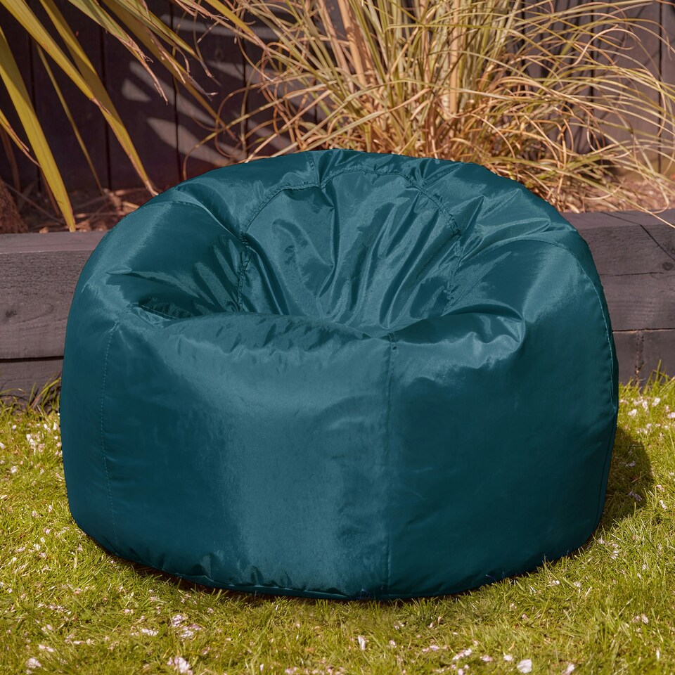 image 1 of icon Classic Indoor Outdoor Bean Bag Teal Green Bean Bag Chair Green