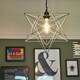 image 3 of ValueLights Retro Matt Grey Geometric Star Design Ceiling Pendant Light Shade