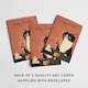 image 3 of Tuxedo Wino Cat Birthday Card Cheese Lover Set of 3 Greeting Cards Blank Inside