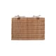 image 4 of Light Steamed Cotton Lined Wicker Storage Basket Brown | Brown | S