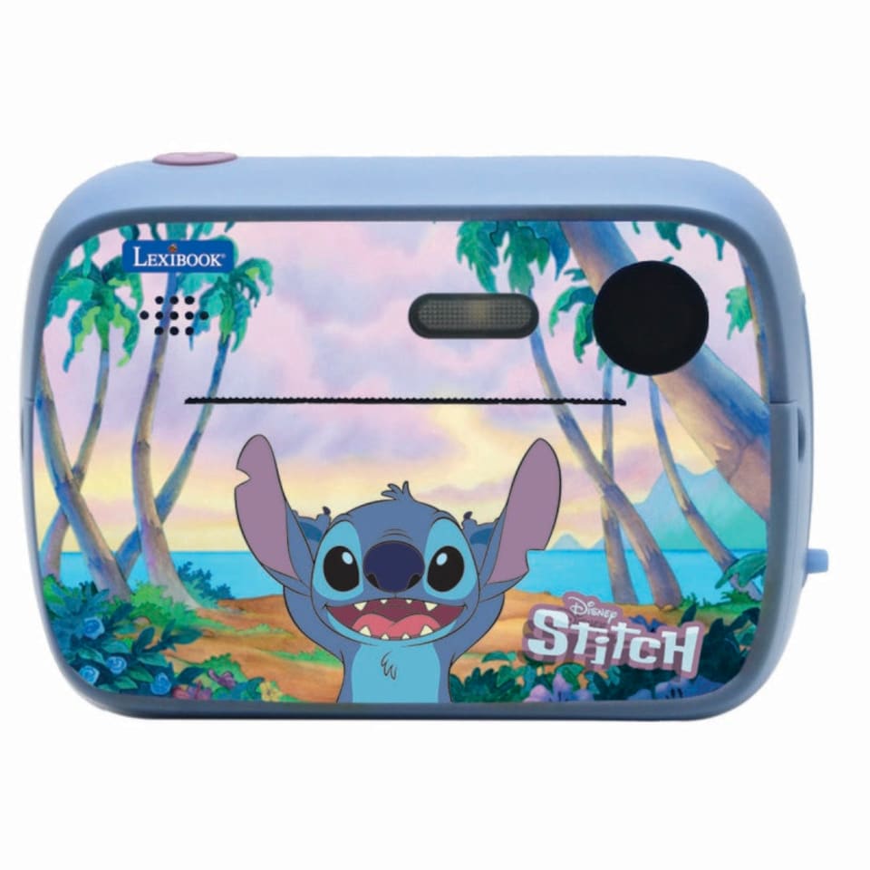 image 1 of Lexibook DJ150D Stitch Instant Print Kids Camera with SD Card