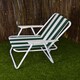 image 4 of 2 Pack of Folding Camping / Picnic Chair in Green and White Garden Patio | Green | Green