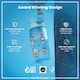 image 6 of Leak Proof Kids Water Bottle, BPA Free, 350ml (12oz) | Blue | Robots | One Size