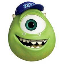 Mike Wazowski Monsters University Disney Cardboard Face Mask