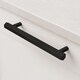 image 2 of Pushka Home Solid Brass Hexagonal Bar Handle 384mm - Black