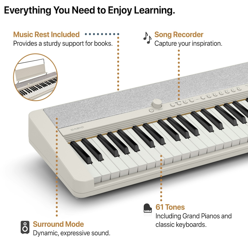 image 1 of Casio CT-S1 white