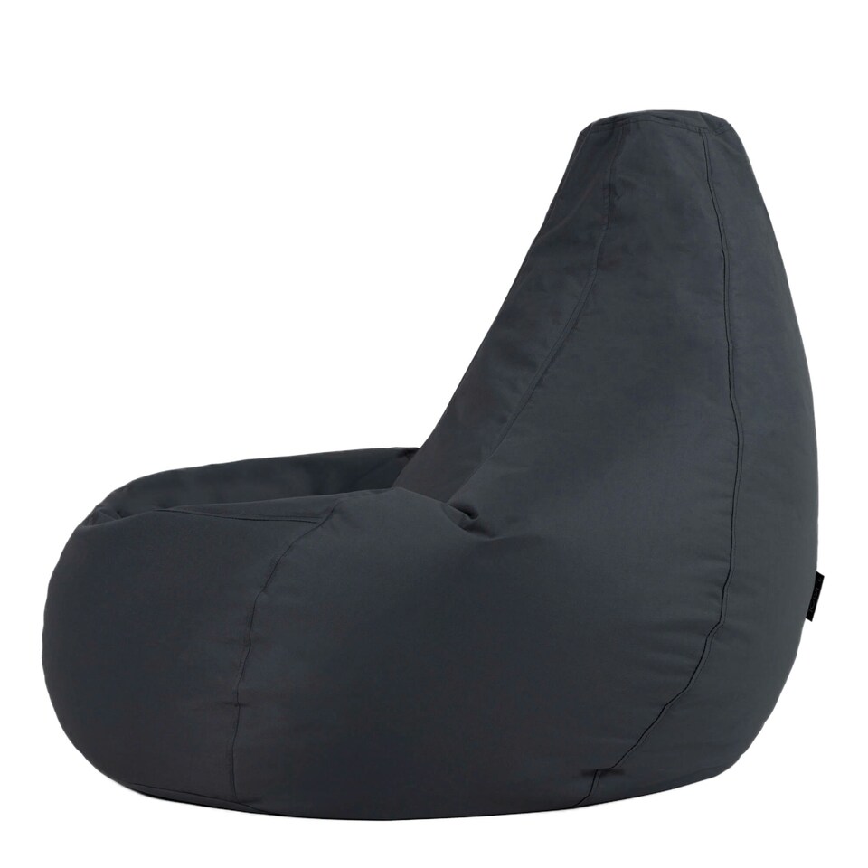 image 1 of icon Recliner Gaming Bean Bag Chair Charcoal Grey
