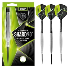 Harrows Shard Tungsten Darts - 22gm - Silver/Black/Lime - Nodor - DATSH23