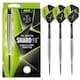 image 1 of Harrows Shard Tungsten Darts - 22gm - Silver/Black/Lime - Nodor - DATSH23