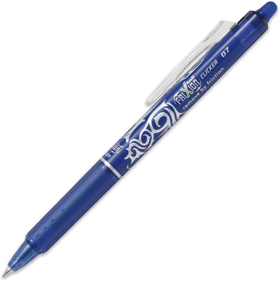 image 1 of Pilot Frixion Clicker Retractable  Blue Ink Pack of 2 With 6 Refills