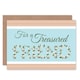 image 1 of Treasured Love Present Friendship Friend Card