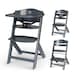 image 2 of Kinderkraft Enock High Chair for Baby and Toddler - Full Grey