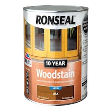 Ronseal 10 Year Woodstain Oak 750ml - Exterior Wood Protection