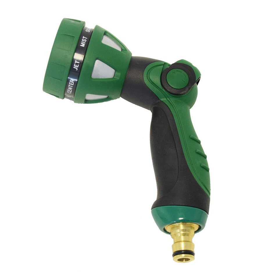Spear & Jackson Watering Spray Gun, 9 Function Flow, Kew Gardens Range, Green