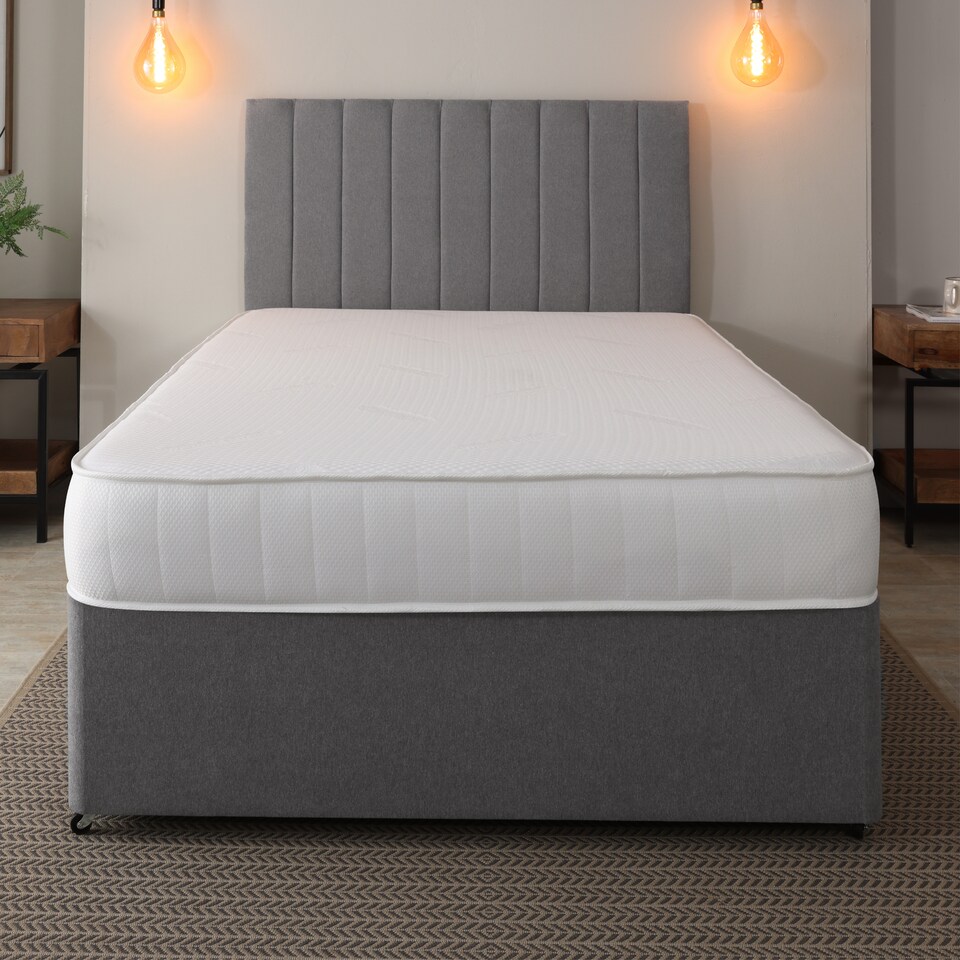 image 1 of Sleep Warmer Premium Tufted Mattress - 20cm Deep, Dual Comfort Fillings | White | Short Single