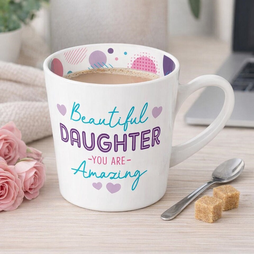 image 1 of Global Journey Gifts Novelty Mug - Beautiful Daughter