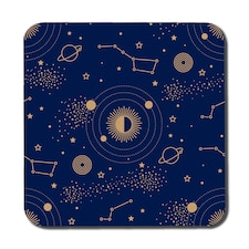 magic night sky map (Coaster)