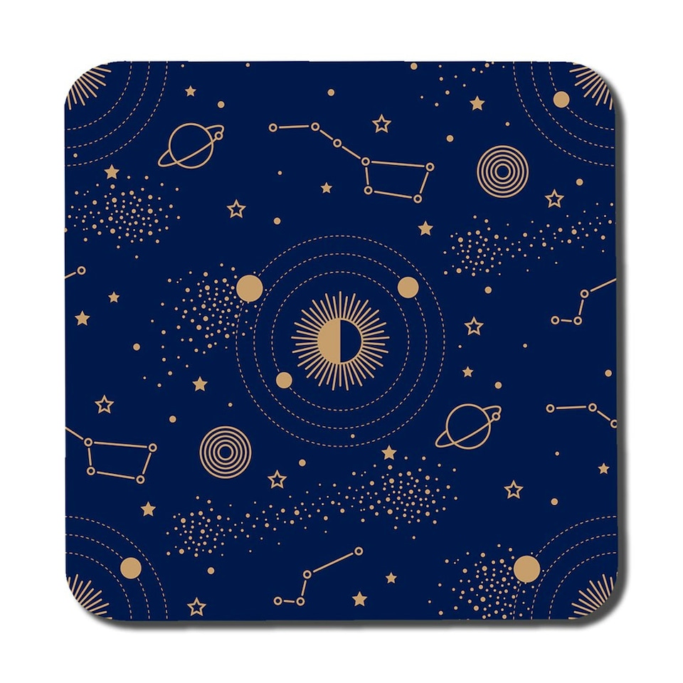 image 1 of magic night sky map (Coaster)