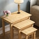 image 4 of Vida Designs Corona Set of 3 Nest of Tables Sofa Side End Table, Solid Pine Wood