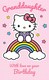 image 3 of HELLO KITTY GRANDDAUGHTER BIRTHDAY CARD