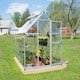 image 2 of Greenhouse Hybrid 6X10- Polycarbonate - L306 x W185 x H208 - Silver
