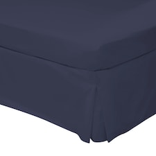 Belledorm Easycare Percale Platform Valance - Navy - Narrow Double