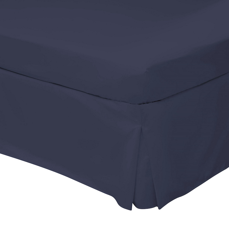image 1 of Belledorm Easycare Percale Platform Valance - Navy - Narrow Double
