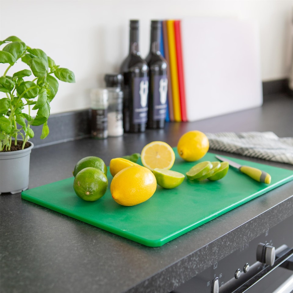 image 1 of Argon Tableware Plastic Chopping Board - 45cm x 30cm - Green | Green | Green