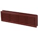 image 1 of Mahogany 120x440mm Internal Door Plastic Ventilation Grille Air Vent Collar | Brown | Mahogany
