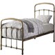 image 6 of 3ft Single Retro bed frame,Antique bronze,metal,tube style.Rustic,traditional industrial (Copy)