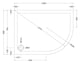 image 8 of Balterley Premium Shower Tray - Right Hand Offset Quadrant | White | White | 1
