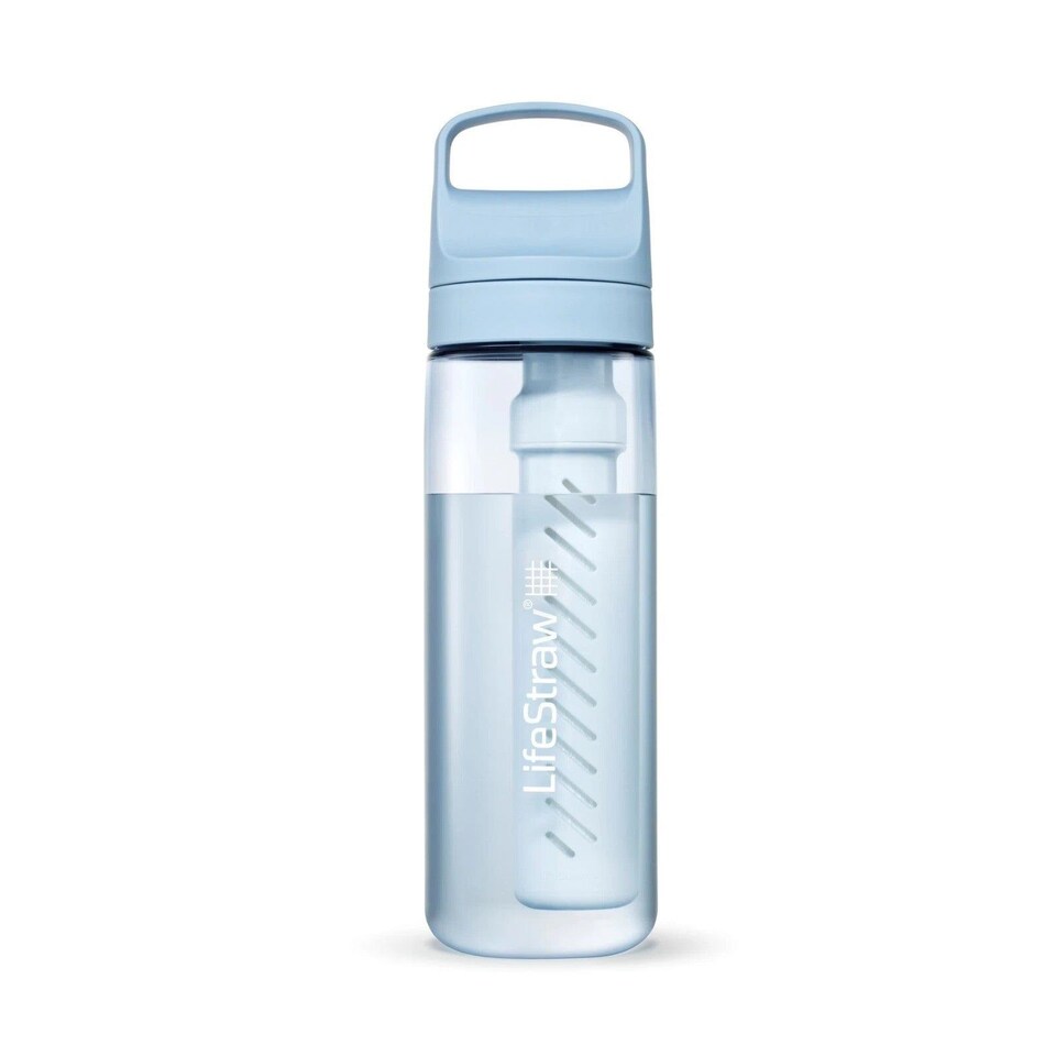 image 1 of LifeStraw Go 2.0 Water Filter Bottle 650ml - Icelandic Blue