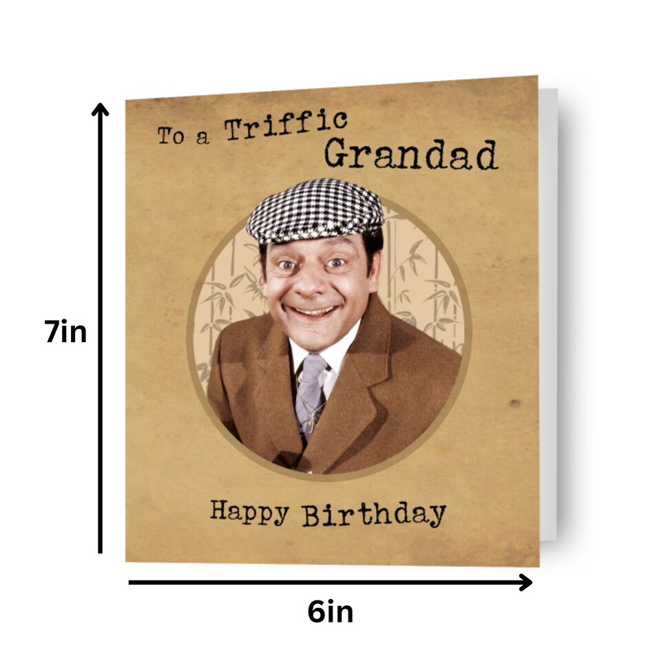 image 1 of Only Fools and Horses 'Triffic Grandad' Birthday Card
