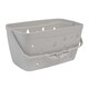 image 3 of JVL Plastic Peg Basket, Grey with 48 Large Ultra Strong Plastic Pegs, Aqua