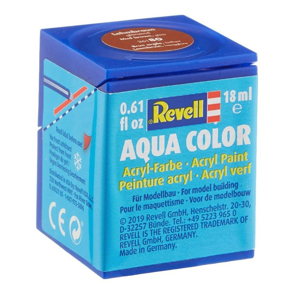 image 1 of Revell Aqua 080 Mud Brown Gloss 18Ml