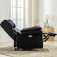 image 7 of Electric Recliner Chair Wingback Design & USB Port In Bonded Leather (Black)