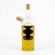 image 1 of 2 In 1 Glass Olive Oil And Vinegar Cruet Dispenser Bottle Dual Chamber