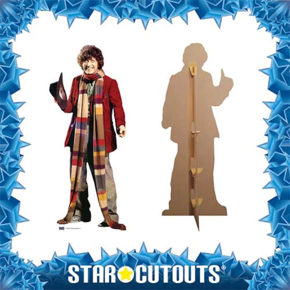 image 1 of The Fourth Doctor Tom Baker Doctor Who Lifesize Cardboard Cutout 181cm
