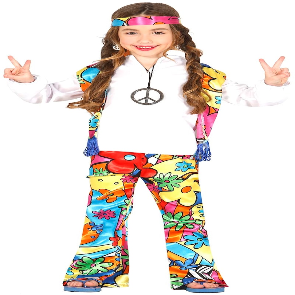 image 1 of Fancy Dress Child Hippie - 3-4 Years