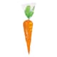 image 1 of Carrot Cone Shaped Easter Cello Gift Bags with Twist Ties - Pack of 20 | Orange | 20