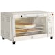 image 1 of HOMCOM Mini Oven, 9L Countertop Electric Grill, Toaster Oven with Adjustable Temperature, Timer, Dishwasher Safe Baking Tray and Wire Rack, 750W, Cream