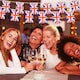 image 3 of Union Jack Flag Party Bunting 10m with 20 Square Flags