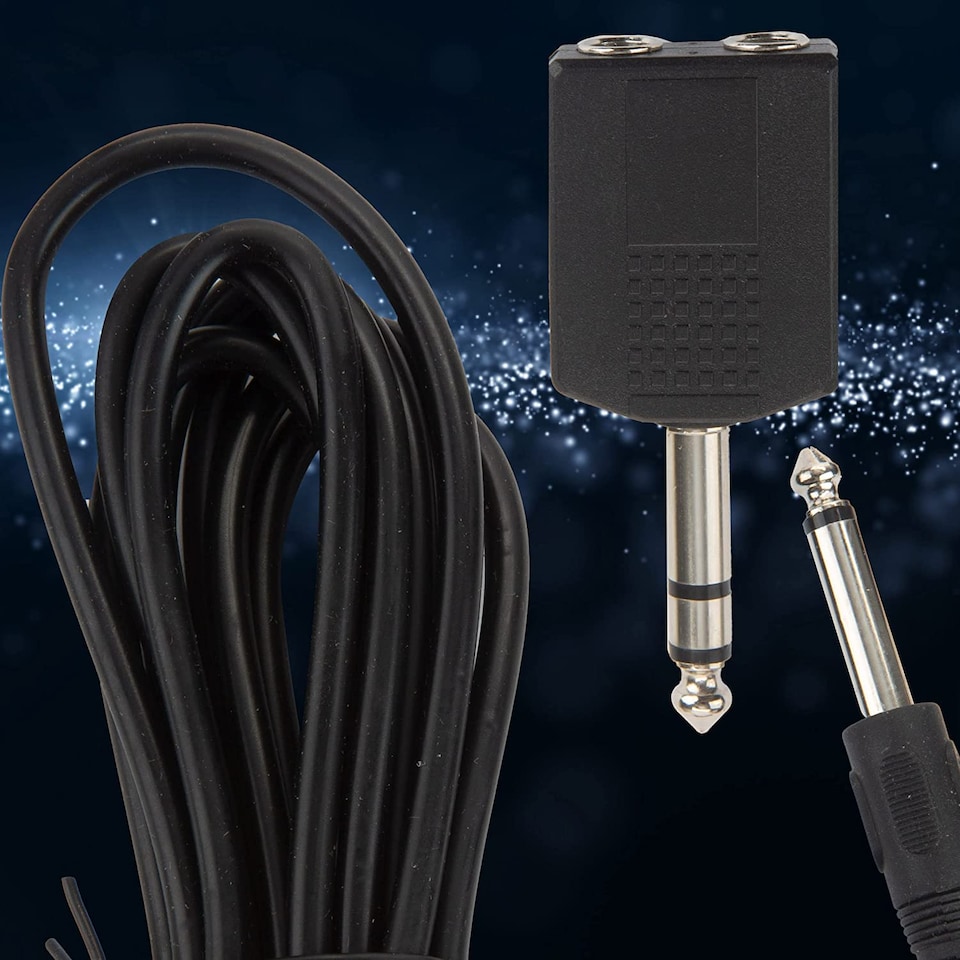 image 1 of PMS Wired Karaoke Microphone with 3m Cable and Adapter - Boom