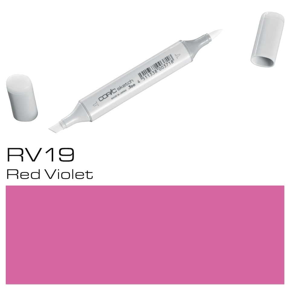 image 1 of Copic Sketch Marker, Deep Magenta, Single Pen