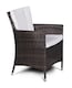 image 7 of Savannah Outdoor Rattan Garden Dining Chair | Grey | Grey