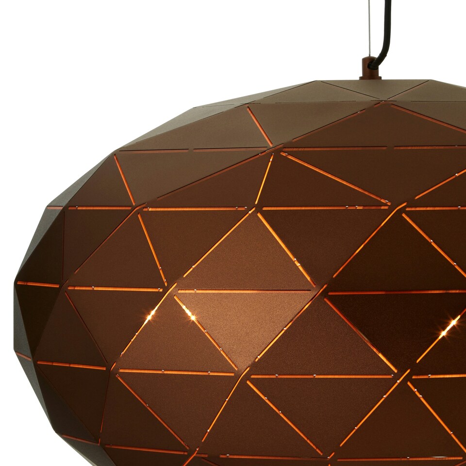 image 1 of Interiors by Premier Large Coffee Finish Pendant Light